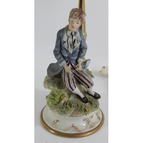 A collection of six Capodimonte bisque figurines to include