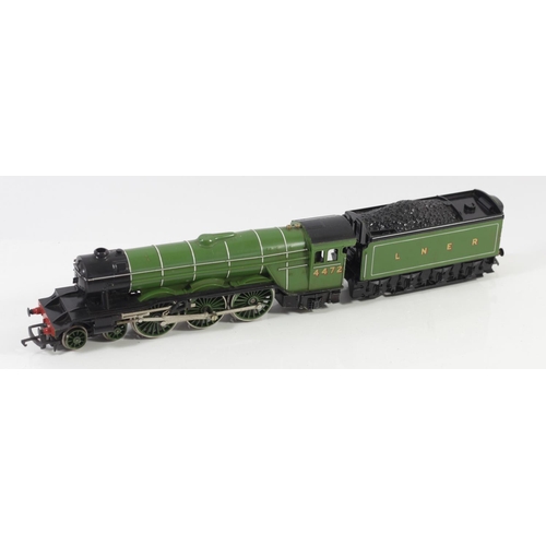 7 - Two Hornby OO gauge locomotives to include, L.N.E.R 4472 Flying Scotsman locomotive & tender, and B.... 