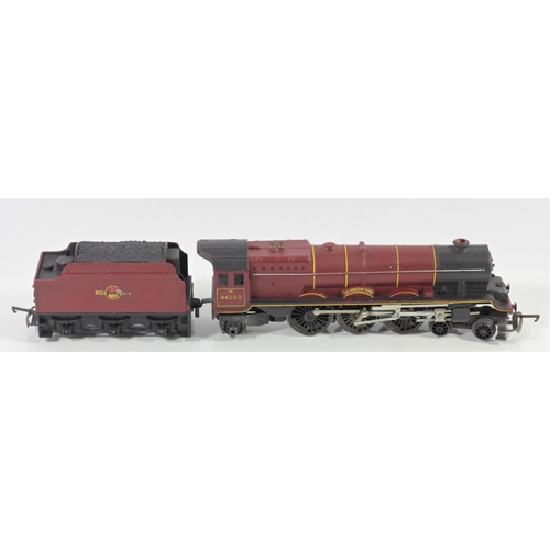 8 - Two Hornby OO gauge locomotives to include, L.M.S 46200 The Princess Royal locomotive & tender, and ... 