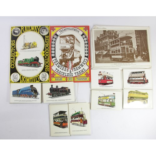 33 - A collection of approximately 100 railway/transport related postcards.