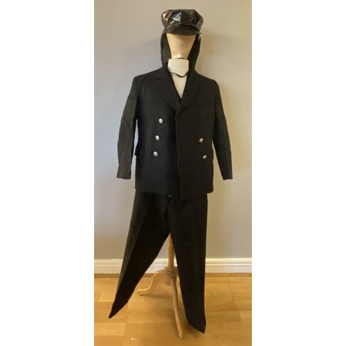 55 - A British Railways N.E.R Hull West goods guards uniform for J.W. Harrison, Mineral Priory, made by R... 