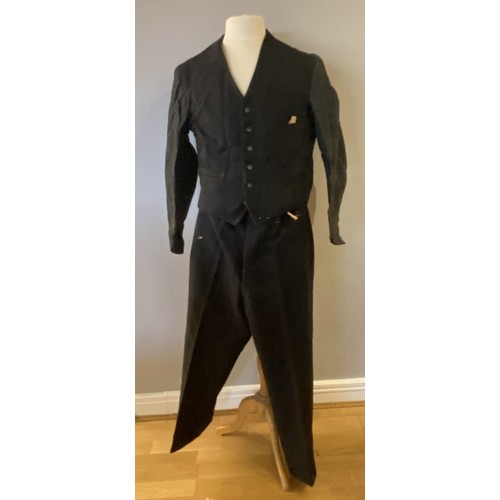 55 - A British Railways N.E.R Hull West goods guards uniform for J.W. Harrison, Mineral Priory, made by R... 