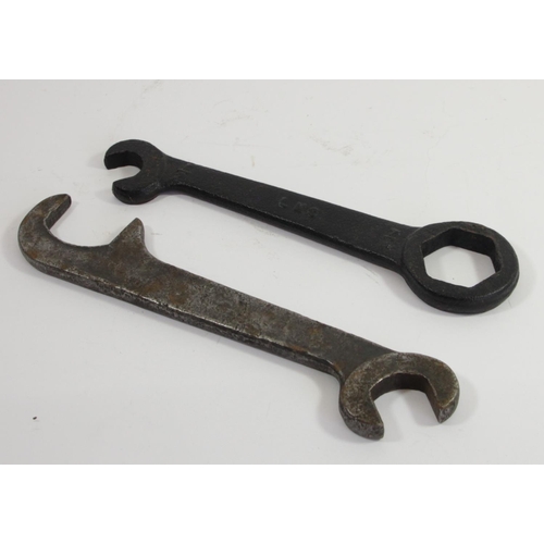 61 - Two L.M.S spanners, 7/8 and 5/8