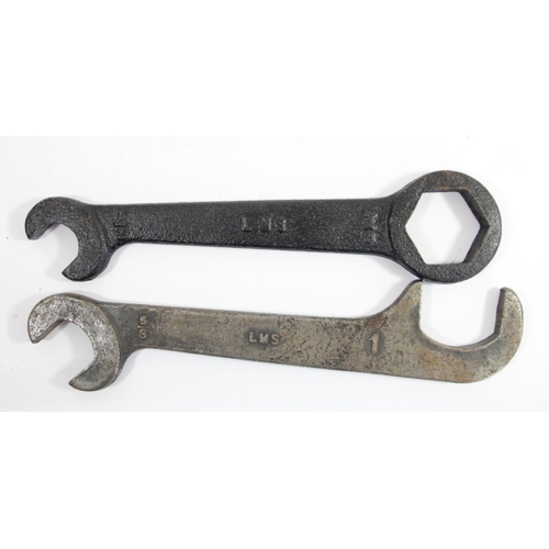 61 - Two L.M.S spanners, 7/8 and 5/8