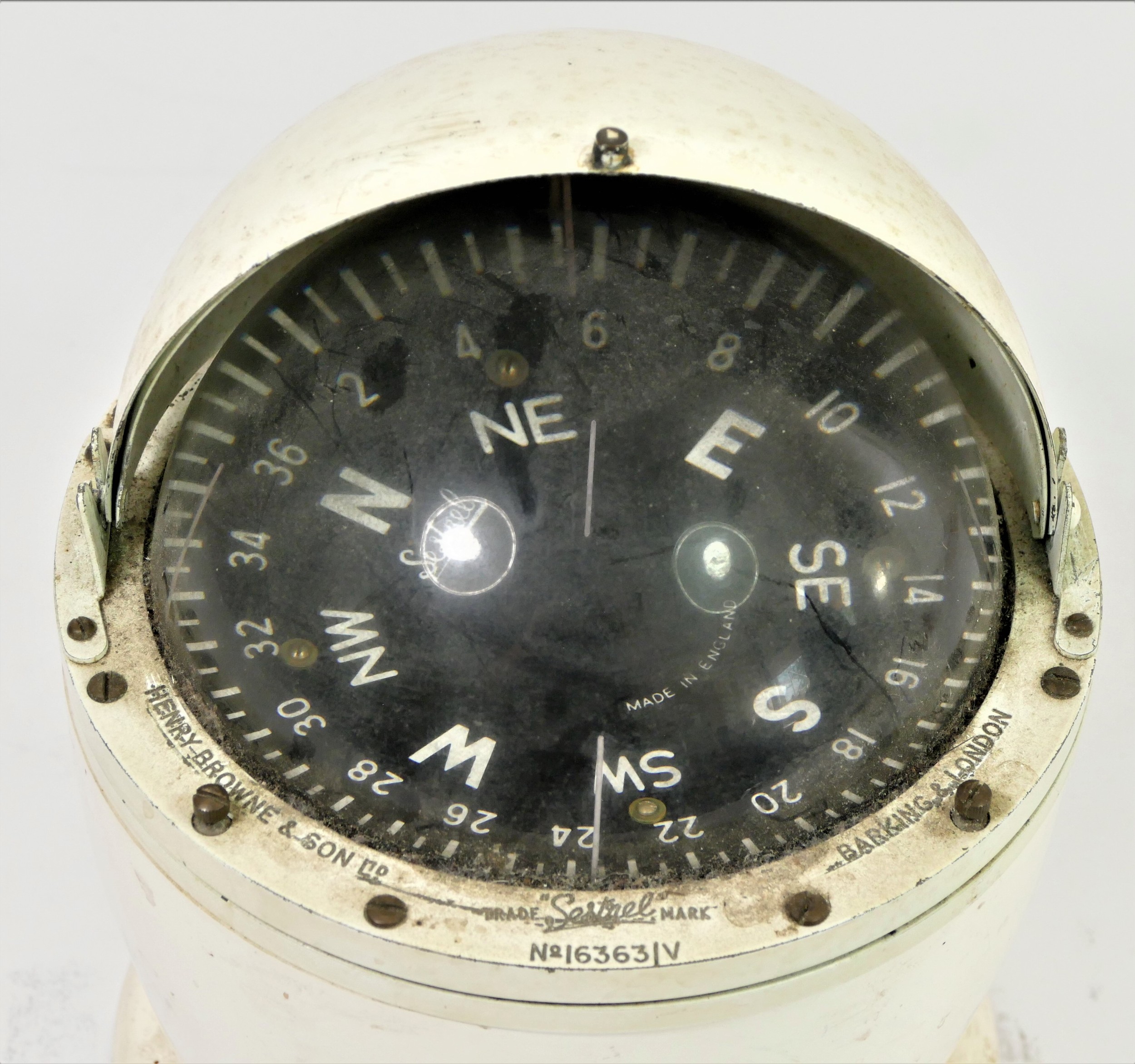A Sestrel binnacle compass by Henry Browne & Son Ltd, Barking, serial ...