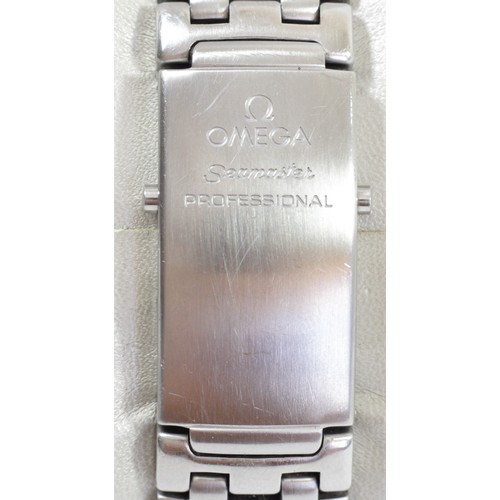 110 - Omega Seamaster Professional 300m Stainless steel gentleman's quartz wristwatch, 1995, ref 1733 0075... 