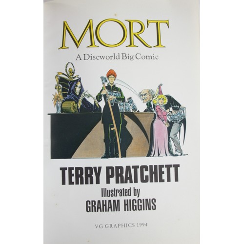 220 - Pratchett, Terry. Mort A Discworld Big Comic. Illustrated by Graham Higgins. VG Graphics 1994 with a... 