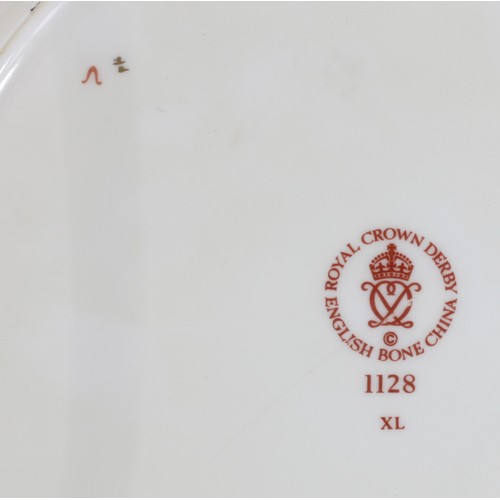 233 - Two Royal Crown Derby Imari 1128 pattern dinner plates, printed marks, 27cm