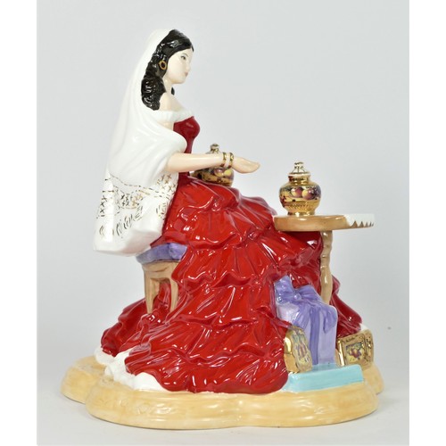 239 - Royal Worcester limited edition figure 'Gypsy Bride at Appleby Fair', c.2007, No. unnumbered/600, 22... 