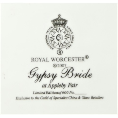 239 - Royal Worcester limited edition figure 'Gypsy Bride at Appleby Fair', c.2007, No. unnumbered/600, 22... 