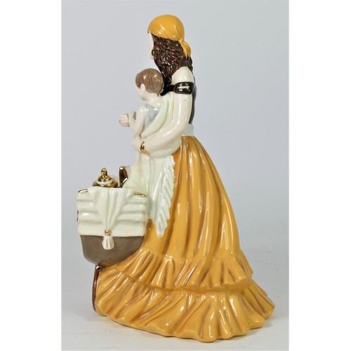 243 - Royal Worcester limited edition figure 'A Precious Purchase from Stowe Fair', No. 201/600, 22cm