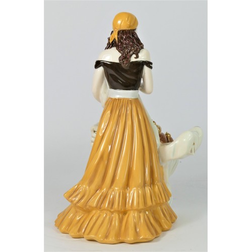 243 - Royal Worcester limited edition figure 'A Precious Purchase from Stowe Fair', No. 201/600, 22cm