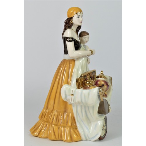 243 - Royal Worcester limited edition figure 'A Precious Purchase from Stowe Fair', No. 201/600, 22cm