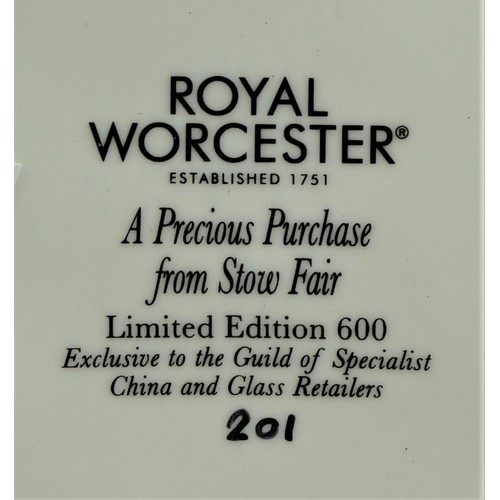 243 - Royal Worcester limited edition figure 'A Precious Purchase from Stowe Fair', No. 201/600, 22cm