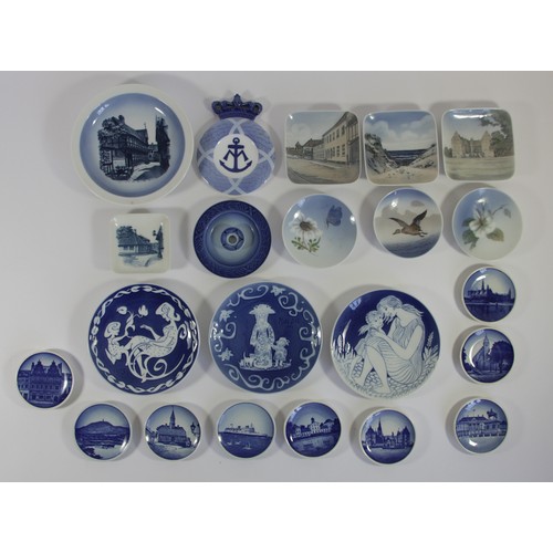 265 - Royal Copenhagen, Mors Dag, 1971, 1973, 1978, 15.5cm, and a collection of other Royal Copenhagen pla... 