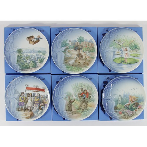 268 - Bing & Grondahl, five various commemorative plates, 23cm, six Hans Christian Anderson plates, boxed,... 