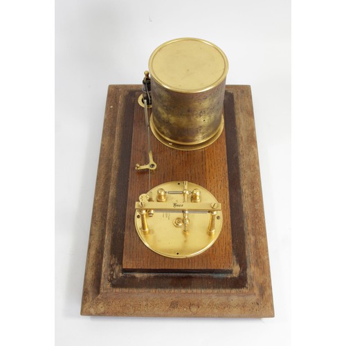 301 - Short & Mason, London, a Tycos mid 20th century oak cased barograph, serial number F33830, 36 x 22 x... 