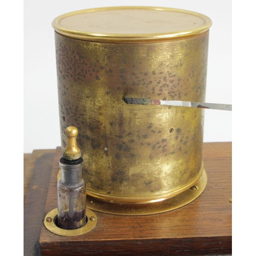 301 - Short & Mason, London, a Tycos mid 20th century oak cased barograph, serial number F33830, 36 x 22 x... 