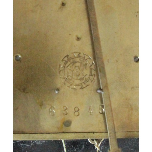 333 - A 19th century walnut Vienna regulator type two weight wall clock, the 8 1/4