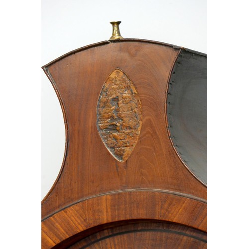 334 - George Bartle, Brigg, a late Georgian crossbanded and inlaid mahogany eight day longcase clock, the ... 