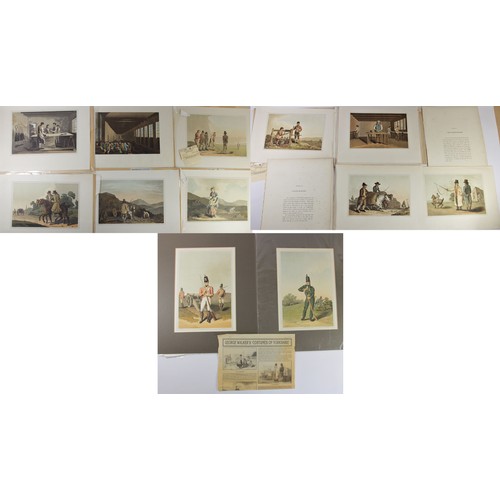 336 - George Walker (1781-1856), The Costume of Yorkshire, a collection of 31 colour lithographs (from 40)... 