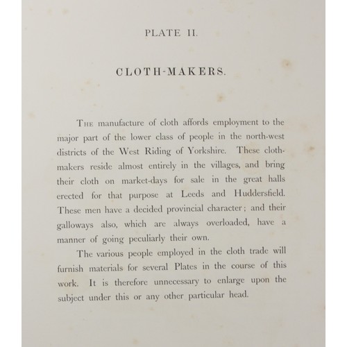 336 - George Walker (1781-1856), The Costume of Yorkshire, a collection of 31 colour lithographs (from 40)... 