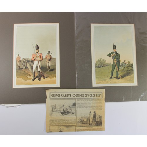 336 - George Walker (1781-1856), The Costume of Yorkshire, a collection of 31 colour lithographs (from 40)... 