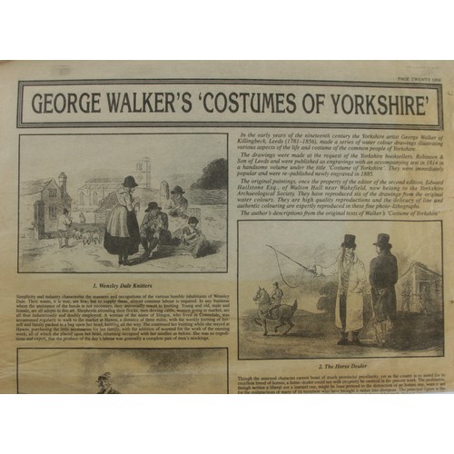 336 - George Walker (1781-1856), The Costume of Yorkshire, a collection of 31 colour lithographs (from 40)... 