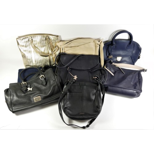 Navy and cream on sale handbag