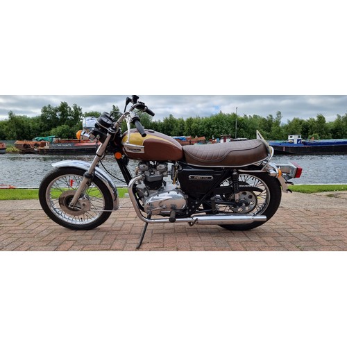 460 - 1978 Triumph T140E Tiger 750, 744cc. Registration number TAO 657S. Frame number T140E EX 08704. Engi... 