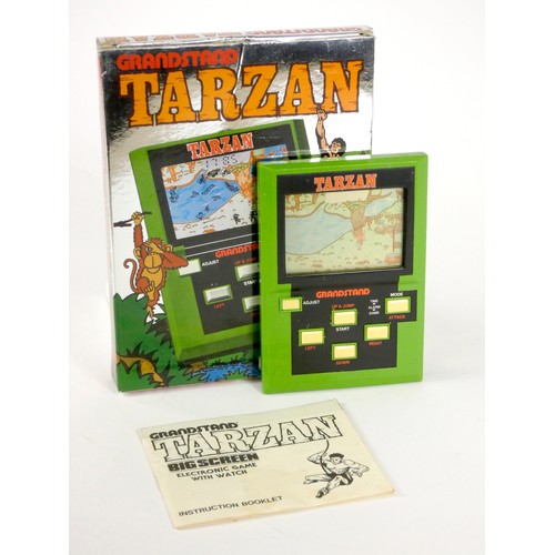 65 - A Grandstand Pocket, Tarzan, single screen handheld game, boxed with polystyrene insert and manual, ... 