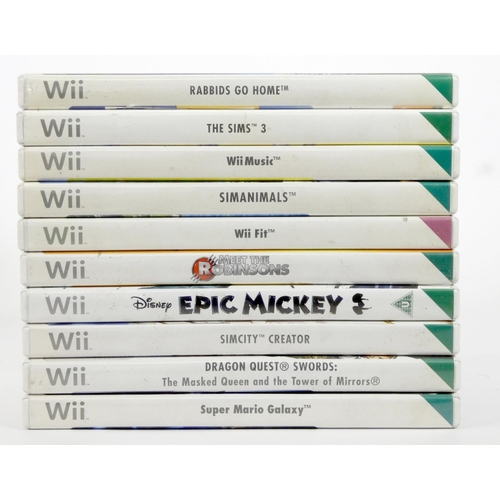 71 - A collection of twenty Nintendo Wii games, cased, to include Animal Crossing Let's Go To The City (n... 