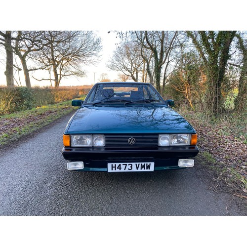 317 - 1990 VW Scirocco GT II, 1781cc, automatic. Registration number H473 VMW. VIN number WVWZZZ53ZLK00762... 