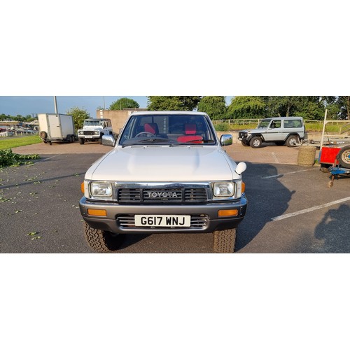 322 - 1990 Toyota Hilux LN 106 pick up, 2779cc. Registration number G617 WNJ. Chassis number 106-0025096. ... 