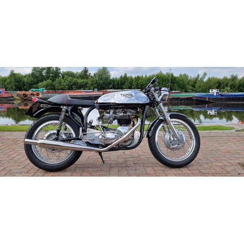 465 - 1960/2013 Triton, 750cc. Registration number 144 YUX. Frame number 14/92352. Engine number TR7RV CH2... 