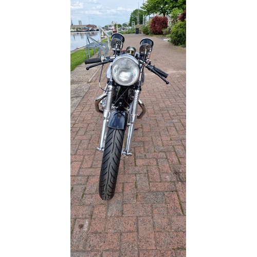 465 - 1960/2013 Triton, 750cc. Registration number 144 YUX. Frame number 14/92352. Engine number TR7RV CH2... 