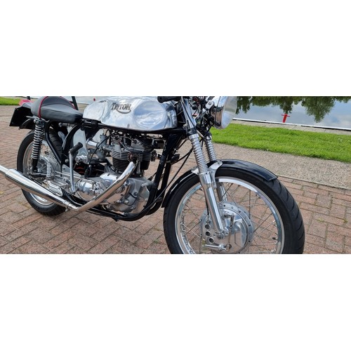 465 - 1960/2013 Triton, 750cc. Registration number 144 YUX. Frame number 14/92352. Engine number TR7RV CH2... 