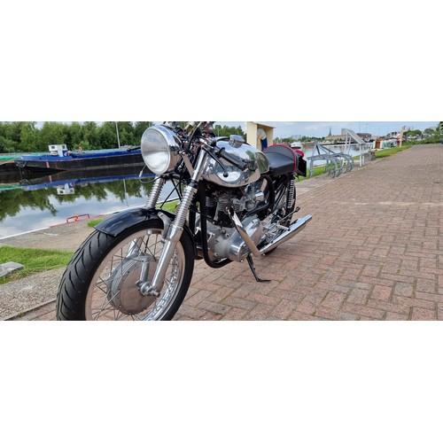 465 - 1960/2013 Triton, 750cc. Registration number 144 YUX. Frame number 14/92352. Engine number TR7RV CH2... 