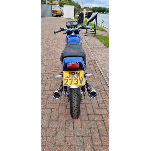 450 - 1980 Honda CB250N Super Dream, 249cc. Registration number JRW 273V. Frame number JHMCB250N 2104572. ... 