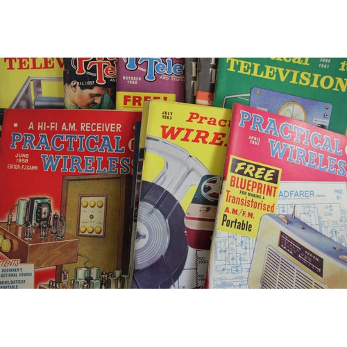 115 - Twenty five issues of Practical Wireless, dating 1958 through 1963, together with Twenty Two issues ... 