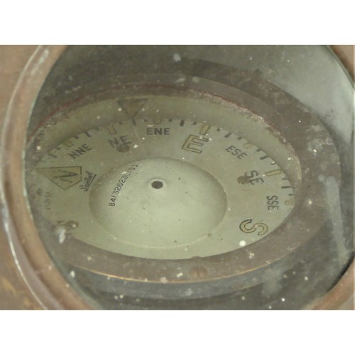 190 - A 20th century Sestrel 13cm compass with binnacle, serial number B4/32623L/65, light compartment wit... 