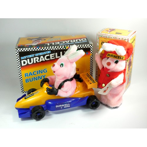 209 - A Duracell Racing Bunny, battery operated, original box, together with a Duracell Limited Edition Ch... 