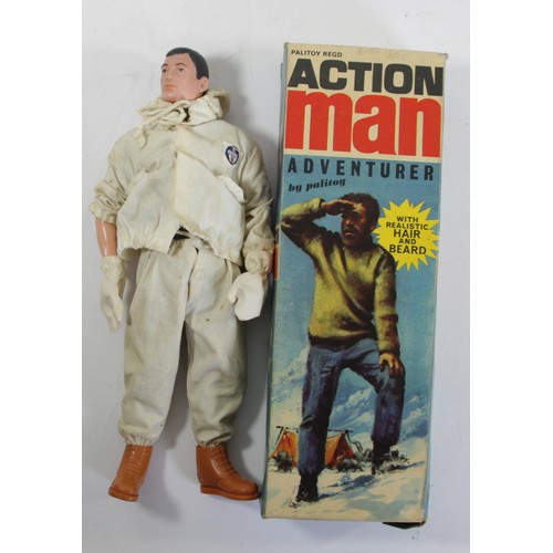 211 - A collection of Action Man figures, including Adventurer, original box, two complete Action Man figu... 