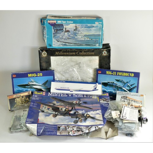 238 - An Airfix Battle Of Britain Memorial Flight Millennium Collection, containing 11 kits, instructions ... 