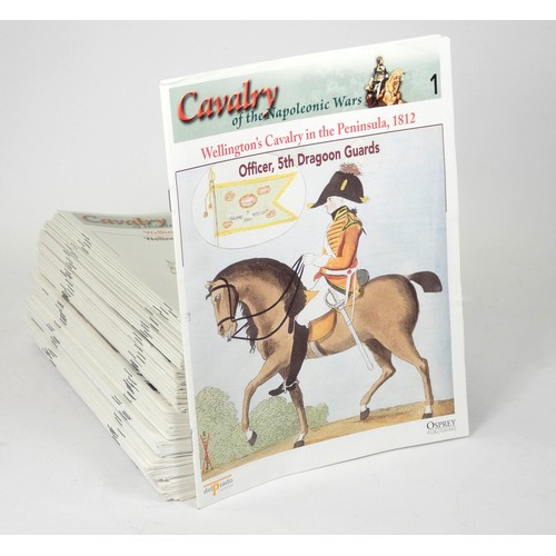 240 - A collection of seventy Del Prado die-cast figures, Cavalry of the Napoleonic Ward, together with ac... 