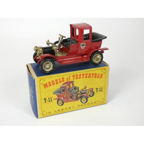 242 - Nine Matchbox Models Of Yesteryear, original boxes, to include Horse Drawn Fire Engine (Y-4), 1911 M... 