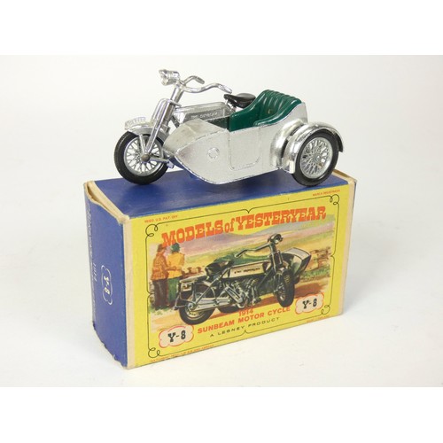 243 - Nine Matchbox Models Of Yesteryear, original boxes, to include 1911 Daimler (Y-13), 1904 Spyker Tour... 