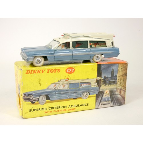 244 - A Dinky Toys (277), Superior Criterion Ambulance, original box (light missing)