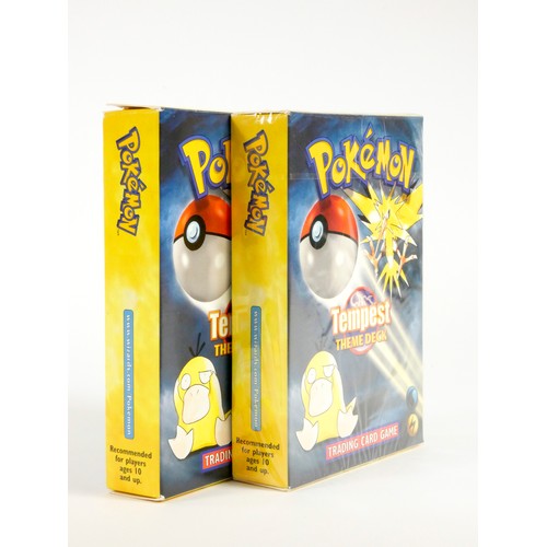 247 - A factory sealed Pokémon Tempest theme deck trading card game, together with another Pokémon Tempest... 