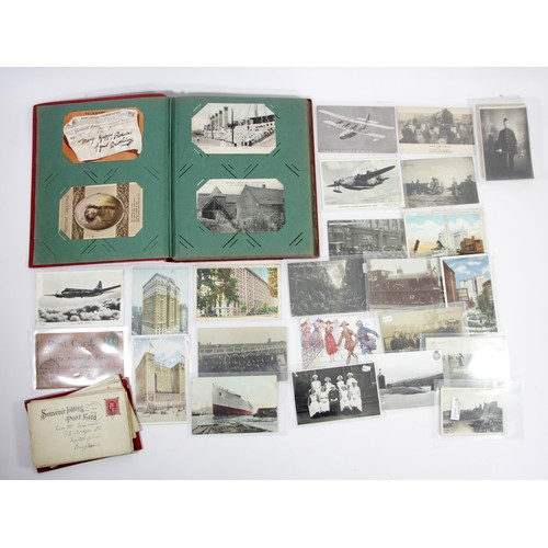 256 - A collection of ten Atomic Bombed Hiroshima and Nagasaki photo cards, 11 x 7.5cm, various photograph... 